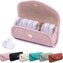 BAGSFY Weekly Pill Organizer 2 Mal am Tag in einem niedlichen Stoff Pille Fall, Medizin Tasche, AM PM Pille Box 7 Tag, Portable Medication Travel Case für Pillen, Vitamine, Fischöle, Ergänzungen.