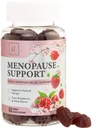 Menopause Ergänzungen für Frauen Gummi - Menopause Relief Gummy, Komplette natürliche Mild Hot Flashes & Nacht Sweats Unterstützung, Multi-Benefit Unterstützung für Balance & Energie, Gluten-Free - 60 Gummis