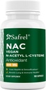 Eichhörnchen N-Acetyl-L-Cystein (NAC) Kapseln, 600mg, 180 Zähler, Respirator, Immune, Lebergesundheit Potent Antioxidans Unterstützung, Radikale, leicht zu absorbieren, Non-GMO, Glutenfrei