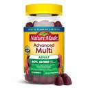 Nature Made Advanced Multivitamin Gummis für Erwachsene, Frauen und Männer Multivitamin Gummis mit Magnesium Citrat, Calcium & B Vitamine, Tägliche Unterstützung, 90 Gummie, 30 Tage Versorgung
