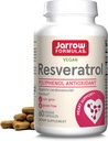 Jarrow Formulas® Resveratrol 100 mg, Nahrungsergänzungsmittel, Antioxidans Unterstützung für Herz-Kreislauf-Funktion, 60 Veggie Kapseln, 60 Tage Versorgung