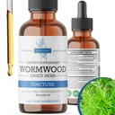 Wormwood Organic Tincture - Kräuterergänzung für Verdauungshilfe - Natürliche Reinigung - Alkoholfrei, Made in USA, 2 Fl Oz