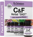 Dr. Schulze's Herbal Shot (en anglais seulement) Extrait biologique sans gluten et sans OGM pour le soutien du système immunitaire Total 9 Fl. Oz.