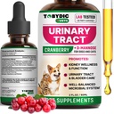 Cat & Dog Natural UTI Medizin & Urinary Tract Infektion Behandlung mit Cranberry - Kidney + Bladder Support Supplement - Best Prevention für Urin Incontinence & Bladder Stones - Pet Renal Health