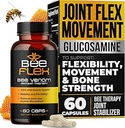Bee Flex Joint Support Supplements - Glucosamine & Turmeric für Gelenk- & Muskel-Gesundheit, Enhanced Mobility, Flexibilität und Komfort - Natural Cartilage Support Complex - 60 Kapseln (1)
