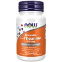 NOW Supplements, L-Theanin 100 mg mit Inositol und Taurin, Spannungsmanagement*, 90 Kaubares