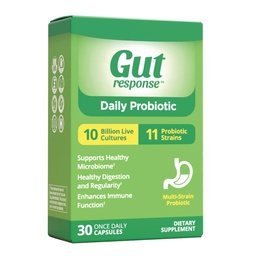 Probiotique quotidien pour les hommes et les femmes, Lent Vieillissement digestif, Boosts Système immunitaire, Réduit le gonflement, Non-OGM, Sans gluten et sans soja, 10 milliards CFU, 30 capsules