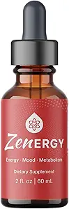 Zenergy Drops - Liquid Supplement for Daily Wellness Support - Made in the USA - Natural Energy - Organic Plant-Based Formula - 60ml - 1 Monat Versorgung