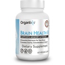 Organixx Ageless Brain Leistungsstarke Gehirn-Gesundheits-Ergänzung zur Unterstützung der Gehirnfunktion, Klarheit, Fokus, Re-Energize Gehirnzellen, hilft, eine ausgewogene Stimmung zu fördern, Glutenfrei, GVO, 60 vegetarische Kapseln