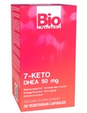 Bio Nutrition 7-Keto 50 Vegetarische Kapseln | DHEA 50mg | Fördert starke Immungesundheit | Energie & Stamina