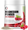 Magnesium-Glycinat-Pulver - 680mg Magnesium-Komplex-Ergänzung mit Magnesium-Zitrat, Oxid & Vitamin A C D E für Kalorien, Nacht & Muskel-Unterstützung - Vegan, Non GMO (60 Servietten, 120 Gramm)