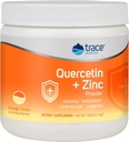 Trace Minerals Quercetin Plus Zinkpulver - Antioxidante Ergänzung für Immununterstützung - Mineralische Ergänzungen Herz-Kreislauf-Gesundheit - Inklusive Vitamin C & Ionic - Orange Creme, 120g (30 Portionen)