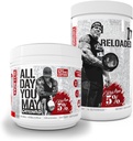 5 % Nutrition Riche Piana Bundle (en anglais seulement) AllDayYouMay caféiné BCAA Powder + Kill It Reloaded High-Stim Pre-Workout (Fruit Punch)