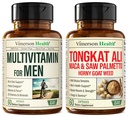Vimerson Health Multivitamin für Männer & Tongkat Ali für Männer mit Horny Ziegenkraut, Maca Root Powder, Tribulus Terrestris, Saw Palmetto Extrakt