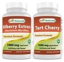Best Naturals Bilberry Extrakt 1000mg & Tart Kirsch Extrakt 1000 mg