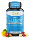 Rein von Nature One-Daily Multivitamin für Männer, Immununterstützung Ergänzung mit Non-GMO Ingredient, Vitamin & Minerals für Energie, 60 Veggie Kapseln
