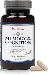 Gehirn-Ergänzungen für Gedächtnis und Fokus - extra Stärke Nootropic unterstützt Konzentration, Psychische Klarheit, Gehirngesundheit für Männer und Frauen - 30 Kapseln