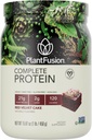 PlantFusion Complete Vegan Protein Powder - Plant Based Protein Powder With BCAAs, Digestive Enzymes and Pea Protein - Keto, Glutenfrei, Sojafrei, Non-Dairy, No Sugar, Non-GMO - Red Velvet 1 lb