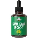 Kava Kava Root Extract Kalken Flüssigkeit Tropfen Mehr Konzentration - 1:3 Extraktion Ratio. Vegan Ergänzungshilfe für Entspannung, Beruhigung, natürliche Schlaf. Sugar Free Gluten Free USA Geprüfte Tinktur