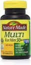 Natur gemacht Multi für ihn 50+ Nahrungsergänzung Tabletten 90 ea (Pack von 4)