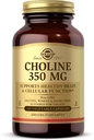 Solgar Choline 350 mg - 100 Gemüsekapseln - Non-GMO, Vegan, Kosher - 100 Servierungen