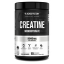 Jacked Factory Creatine Monohydrat Pulver 425g - 5g Tägliche Kreatin Ergänzung für Männer und Frauen, Vegan-Friendly, Third-Party getestet - 85 Servierungen, Unflavored