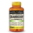 MASON NATURAL Cranberry mit Probiotic, 2 Monate Versorgung, hochkonzentriert, Unterstützt normale Immun-Gesundheit & Urinary-System, 60 Tabletten