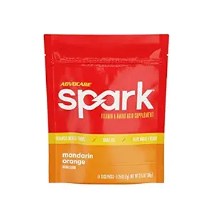 AdvoCare Spark - Energy Drink Mix - Integratore Vitamina e Aminoacido - Supporta Energia e Focus* - Supporto Immune Portatile* - Zucchero-Free - Mandarin Orange, 14 Stick Pack (3,5 oz)