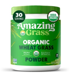 Erstaunliches Gras Weizengraspulver: 100 % Vollblättriges Weizengraspulver für Energie, Detox & Immunitätsunterstützung, Chlorophyll Providing Greens, 30 Portionen