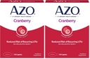 AZO Cranberry Urinary Tract Health Supplement, 1 Servieren : 1 Glas Cranberry Juice, Sugar Free Cranberry Pills, 50 Count (Pack von 2)