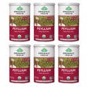 ORGANIC INDIA Ganzes Psyllium Husk Pulver Organisch - Psyllium Husk Faserergänzung, Verdauungsunterstützung, Vegan, Glutenfrei, Non-GMO, lösliche & unlösliche Faserquelle - 12 oz Canister, 6 Pack