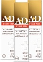 A+D Erste Hilfe Salbe, Mehrzweck trockene Haut Feuchtigkeitscreme und Hautschutz, 1,5 Oz (Pack mit 3)