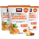 Force Factor Better Turmeric Joint Support Supplement for Extra Strength Joint Health, mit HydroCurc Turmeric Curcumin mit schwarzem Pfeffer für ausgezeichnete Absorption, Frucht-Splash, 180 Soft Chews
