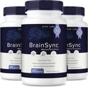 rize labs - BrainSync Capsules – Daily Focus & Clarity Formula mit einer Balanced Blend für Alertness und Memory Support | Einfache Tabletten für den täglichen Gebrauch (180 Kapseln)