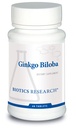 Biotics Research Ginkgo Biloba Standardisiert 24% Ginkgo Biloba Prozent Extrakt, Gehirnergänzung, Nootropic, Fokus, Energie, Gedächtnis, Gesundes Alter. 60 Tabletten