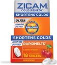 Zicam Cold Remedy Zink Rapidmelts, Cherry Flavor, 18 Count (Pack von 1)