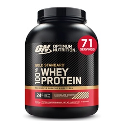 Optimum Nutrition Gold Standard 100% Whey Protein Powder, Chocolate Coconut, 5 Pound (Packaging May Vary)