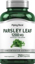 Piping Rock Parsley Supplemento capsule | 1200mg | 250 pillole | Herb Leaf Extract | Non-GMO, Gluten Free