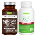 Multivitamin & Minerals für Männer + High Absorption CoQ10 100mg 120 Softgels Energy Bundle, Sustained Release Advanced Multivitamin + CoQ10 mit Vitamin E & D-Limonen, von Igennus