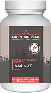 Mountain Peak Nutritionals Immuni-LT - Immunsystem und Ganzkörperunterstützungsergänzung - Power Packed Immun Booster, Dynamic Immune Defense mit essentiellen Vitaminen & Minerals (60 vegetarische Kapseln)