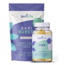 Bari Life Just One, Einmal täglich Bariatric Multivitamin mit Eisen (30 Tabletten) und BariBurst Kalzium Citrate Weiche Kauen für Magen-Bypass, Magen-Hülle und Duodenal-Schalter (Sour Grape)