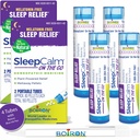 Boiron SleepCalm On The Go Sleep Aid for Deep, Relaxing, Restful Nighttime Sleep - Melatonin-Free und Non Habit-Forming - 80 Count pro Tube - 4 Tubes mit Blue Pen