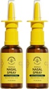 Imker Naturals Nasal Spray für Erwachsene mit Propolis, Xylitol & Saline, Clears Nasal Congestion, Moisturizes Sinus Canal, & Decongest Sinus Cavities, 1 fl oz(Pack von 2)