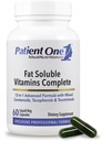 Patient One Fat Soluble Vitamins Complete | Supplement to Support Whole-Body Wellness* | mit Vitaminen A, D, E, K, Carotinoide und mehr | 60 Kapseln