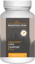 Mountain Peak Nutritionals HTN Support - Organ Supplement - Hilft, gesunden Blutdruck und Herz-Kreislauf-System - w/Rauwolfia & Magnesium - Hypoallergene Nahrungsergänzung (180 Kapseln)
