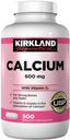 Kirkland Signature Calcium 600 mg. con Vitamina D3, 500 compresse (4 Confezione)