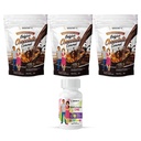 BariatricPal 90-Day Bariatric Vitamin Bundle (Multivitamin ONE 1 pro Tag! Kapsel mit 45mg Eisen und Calcium Citrat Weichkäse 500mg mit Probiotika - Belgischer Schokoladenkaramel)