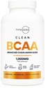 Type Zero BCAA 1000mg Acides aminés à chaîne ramifiée (180 capsules, 90 portions) avec 500mg de L-Leucine, 1000mg de L-Isoleucine et L-Valine