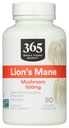365 von Whole Foods Market, Lion's Mane Mushroom 500mcg, Vegan, 90 Count