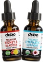 Kidney Bladder & Lymphatic Drainage Supplements Tropfen - Organic Kidney Bladder ergänzt Tropfen & lymphatic Support Liquid Cleanse - Nierenreiniger Detox Urinary Tract Lymph System